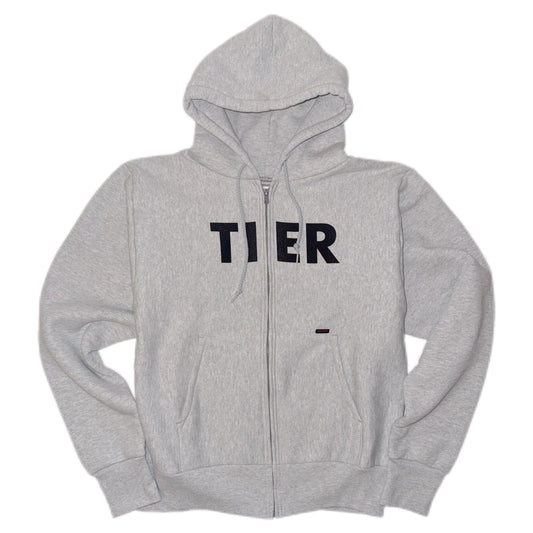 TIER ZIP-UP HOODED SWEATSHIRT
