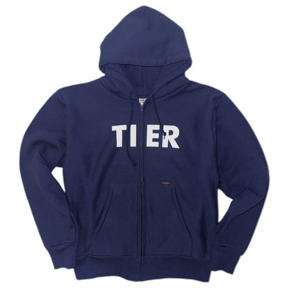 TIER ZIP-UP HOODED SWEATSHIRT